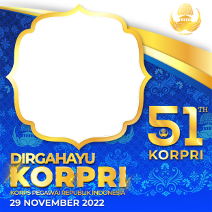 Dirgahayu KORPRI ke-51 (29 November 2022) | 1 dirgahayu korpri 2022 png