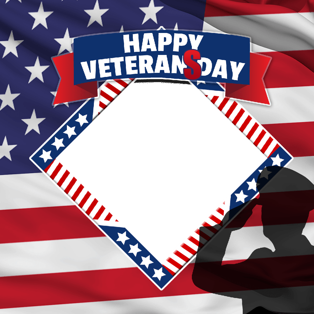 Happy Veterans Day Picture Frame | 1 happy veterans day png