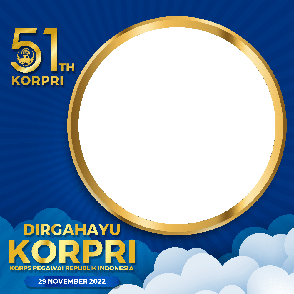 Link Twibbon Hari KORPRI 2022 ke-51 | 10 twibbon tema hut korpri ke 51 png