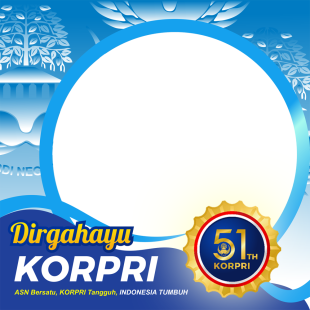 Dirgahayu Korps Pegawai Republik Indonesia (KORPRI) 2022 | 2 dirgahayu 51 th korpri 2022 png