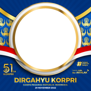 Tema & Logo Hari KORPRI ke-51 Tanggal 29 November 2022 | 5 hut korpri ke 51 png