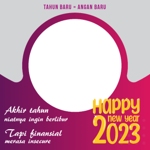 Kata kata Ucapan Selamat Tahun Baru 2023 Lucu | 2 Akhir tahun niatnya ingin berlibur tapi finansial merasa insecure png
