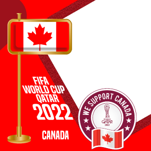 We Support Canada - FIFA World Cup 2022 Qatar | 23 fifa world cup 2022 we support canada png