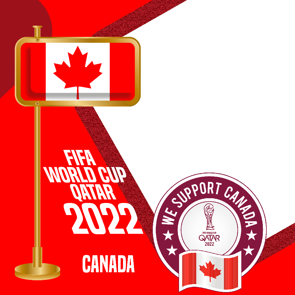 We Support Canada - FIFA World Cup 2022 Qatar | 23 fifa world cup 2022 we support canada png