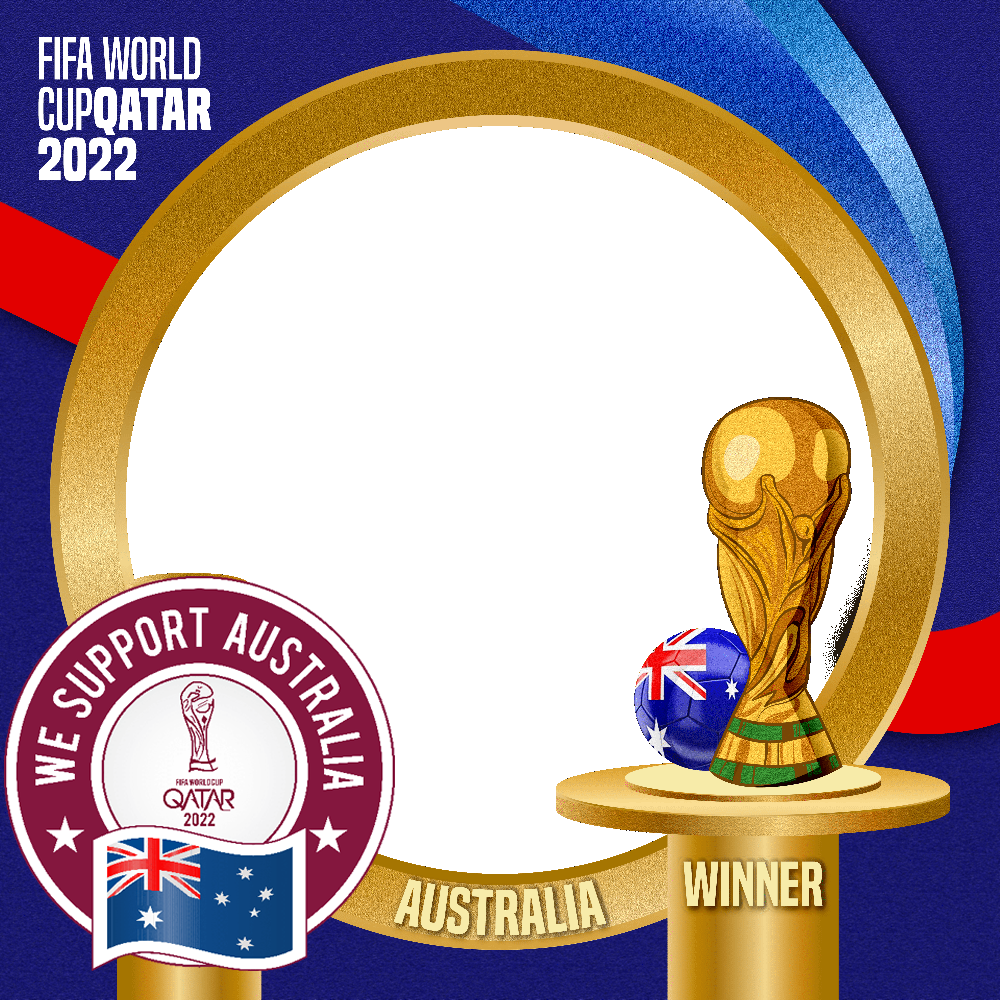We Support Australia - FIFA World Cup 2022 Qatar | 3 fifa world cup 2022 we support australia png