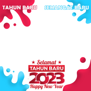 Selamat Tahun Baru 2023 - Happy New Year | 6 tahun baru semangat baru 2023 png