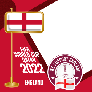 We Support England - FIFA World Cup 2022 Qatar | 7 fifa world cup 2022 we support england png