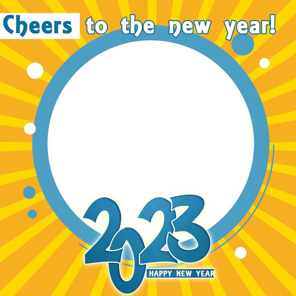 Cheers to the new year! - Happy New Year 2023 | 9 Cheers to the new year 2023 png