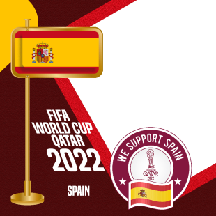 We Support Spain - FIFA World Cup 2022 Qatar | 9 fifa world cup 2022 we support spain png