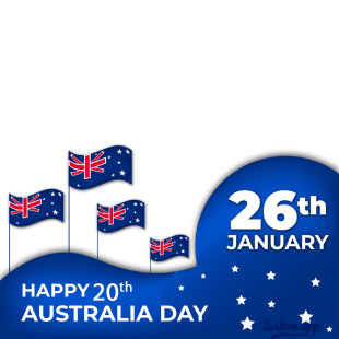 2023 Australia Day Background Twibbon PNG | 1 2023 australia day background png png