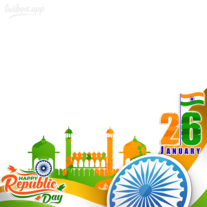 India Republic Day 2024 Picture Frames | 11 january 26 india republic day photo background png