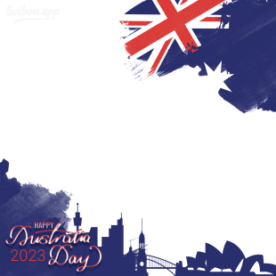Australia Day Poster Background Frame PNG | 12 australia day poster background frame png