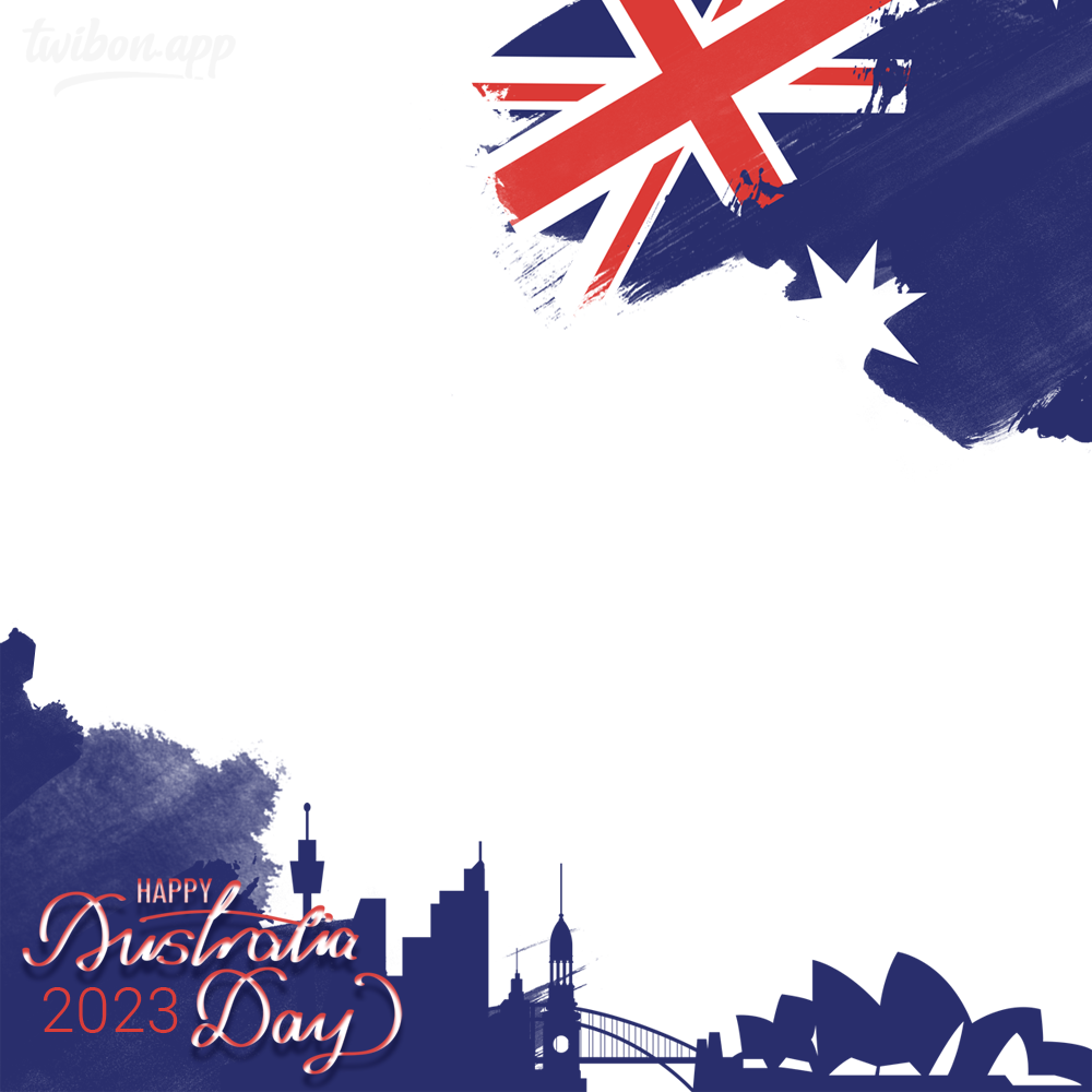 Australia Day Poster Background Frame PNG | 12 australia day poster background frame png
