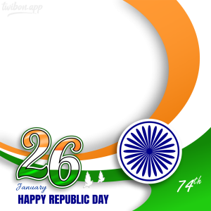 India Republic Day 2024 Picture Frames | 2 happy republic day 2023 india png