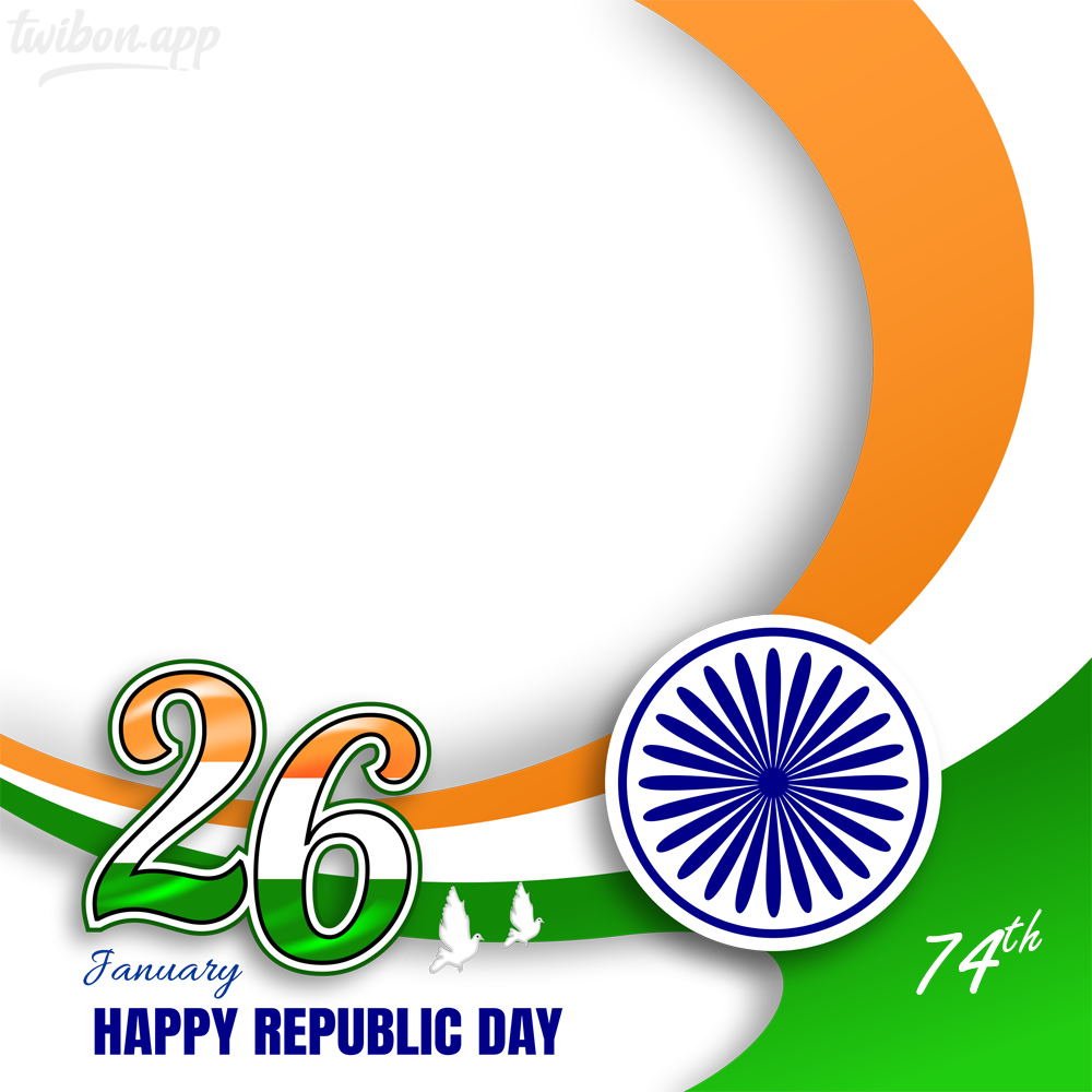 Happy Republic Day 2023 India Photo Background Image | 2 happy republic day 2023 india png