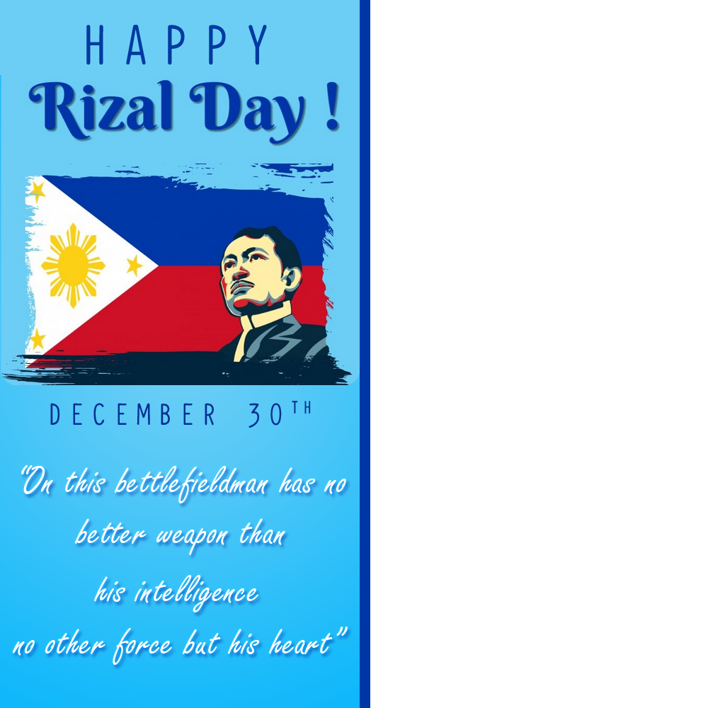 December 30 Jose Rizal Day Celebration Caption | 4 december 30 jose rizal day celebration png