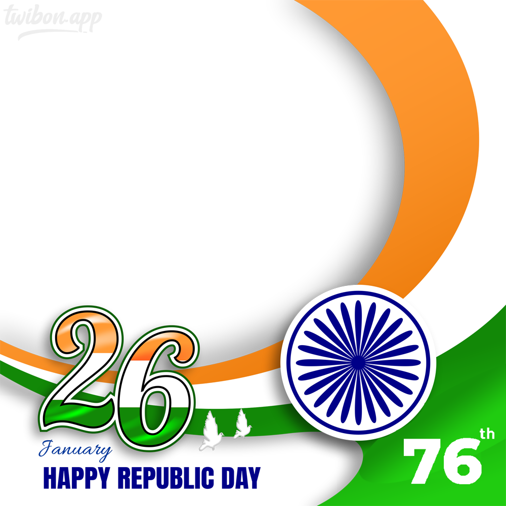 Happy Republic Day 2025 India Photo Background Image | 4 happy republic day 2025 india png