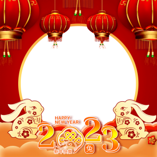 Chinese Lunar New Year 2023 - Rabbit Decorations | 5 chinese lunar new year 2023 rabbit png