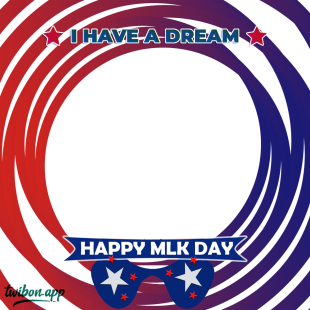 Happy MLK Day Greetings Images Frame 2023 | 7 happy mlk day greetings images frame png