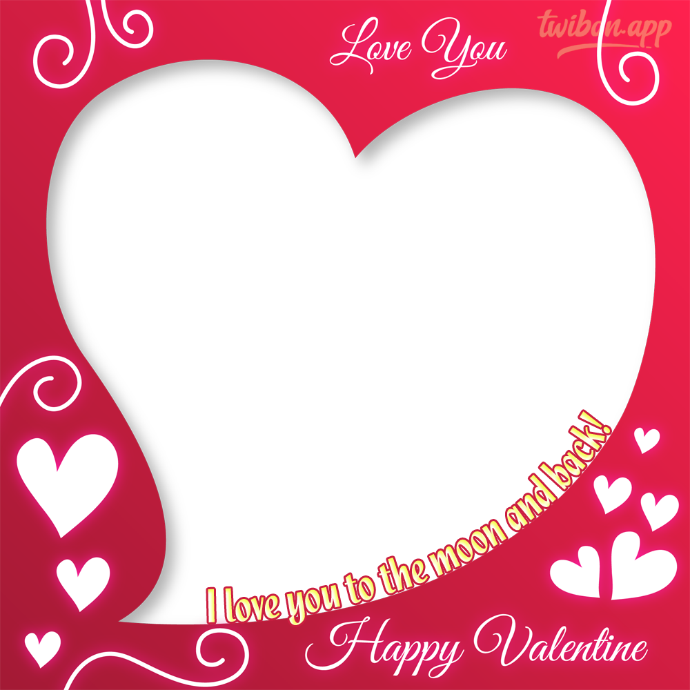 Happy Valentines Day 2024 Images Frame | 1 happy valentines day 2023 png