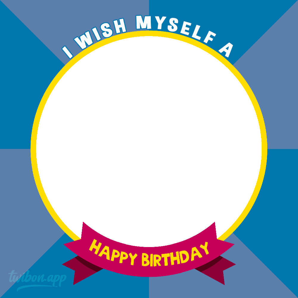 I Wish My Self A Happy Birthday Short Message Frame | 10 i wish myself a happy birthday message png