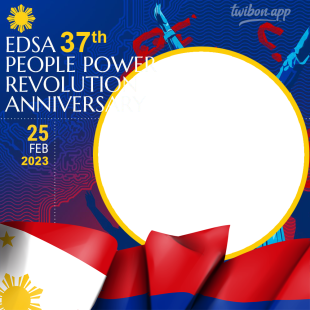 Philippines People Power Revolution EDSA Day Anniversary | 2 philippines people power revolution edsa day 2023 png