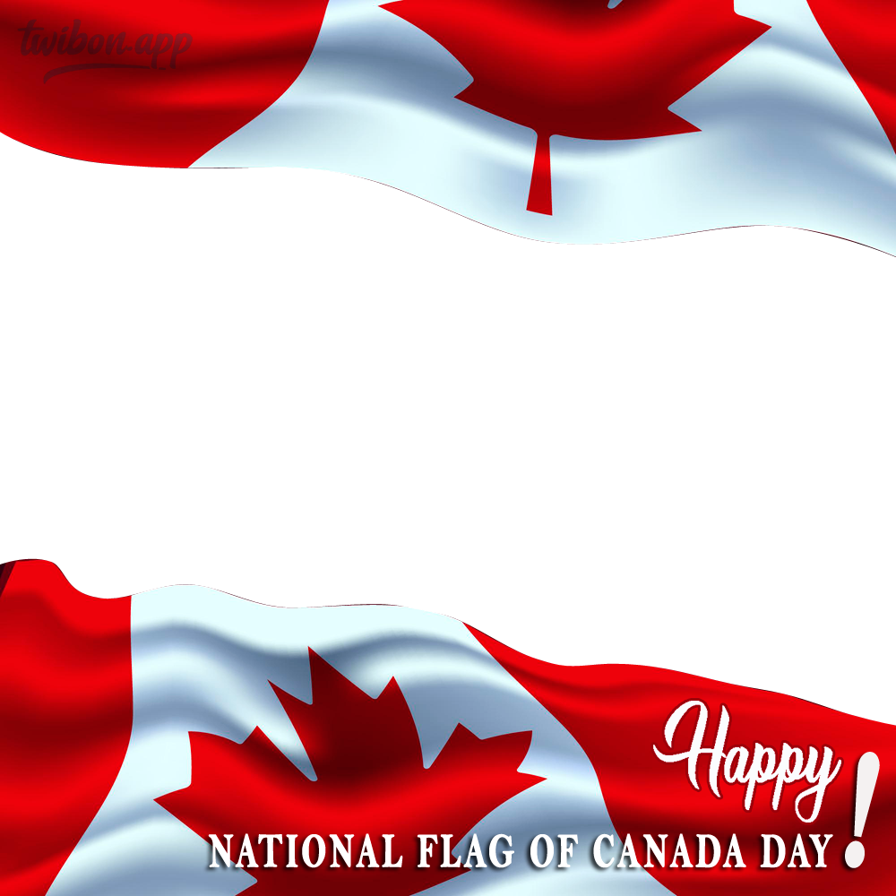 Canada Flag Day Greetings Images Frame Design | 4 canada flag day greetings images frame design png