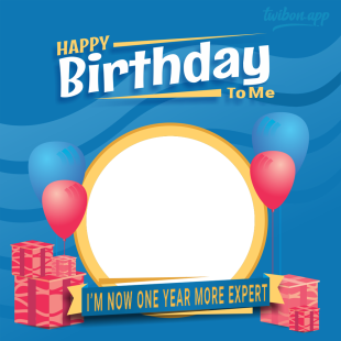 Happy Birthday for Man - Funny HBD To Me Quotes Frame | 4 happy birthday man funny png