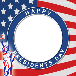 2023 Presidents Day Greetings Twibbon Frame Template | 5 2023 presidents day greetings frame template png
