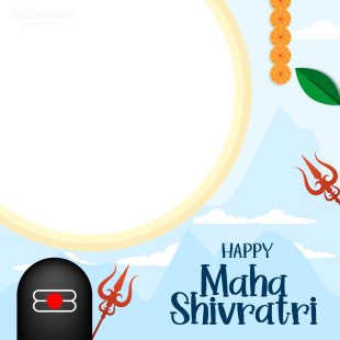 Maha Shivratri 2023 Greetings Card Frame for Whatsapp | 5 maha shivratri 2023 greetings card frame for whatsapp png