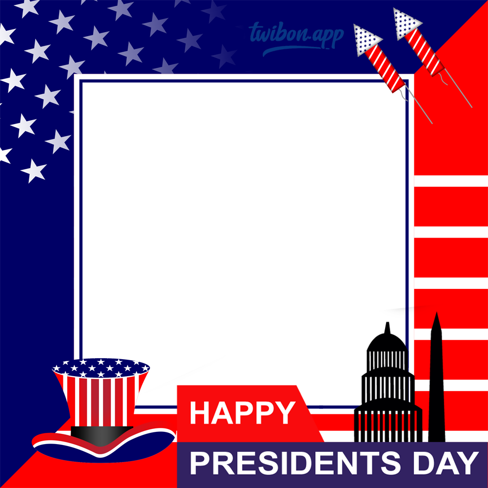America President Day Greetings HD Background Frame | 6 america president day greetings background frame png
