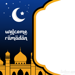 Welcome Ramadan Greetings Images Frame HD Template | 10 welcome ramadan greetings image frame png