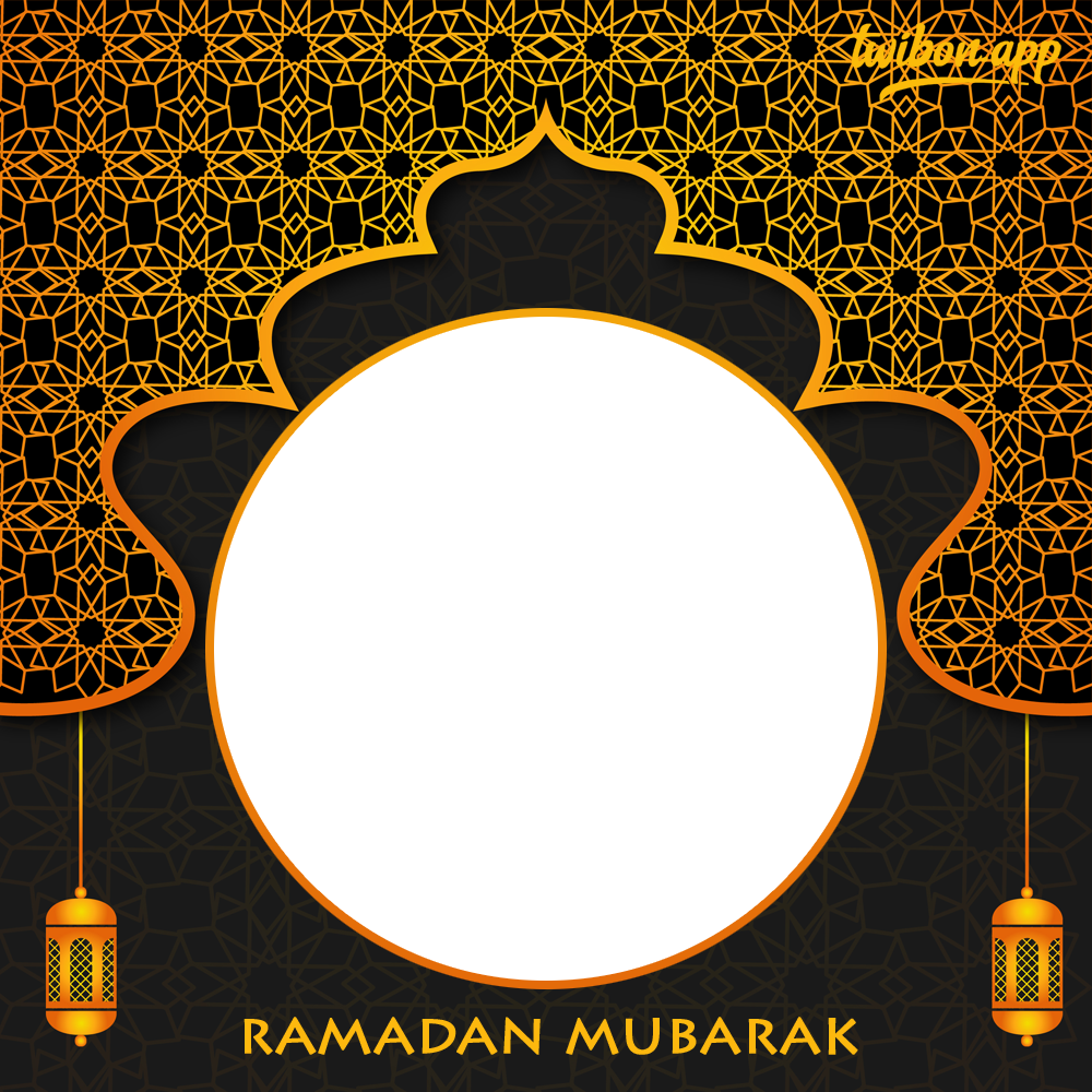 Ramadan Mubarak Banner Background Picture Frame PNG | 5 ramadan mubarak banner background frame png