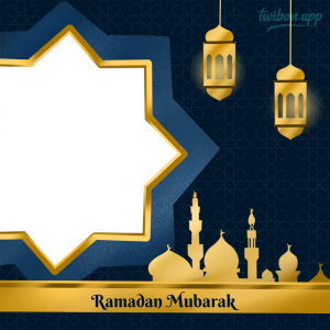 Happy Ramadan 2024 Photo Frame | 6 best ramadan mubarak images frame png