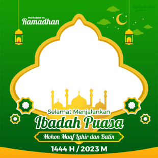 Twibbon Background Marhaban Ya Ramadhan 2023 | 6 twibbon background marhaban ya ramadhan 2023 png