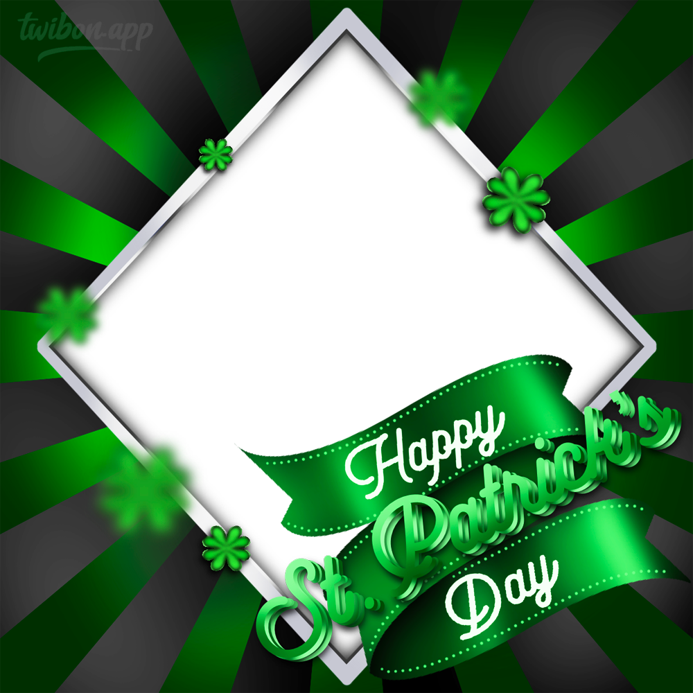 Happy st. Patrick's Day Images Frame Template | 1 happy st patricks day images png