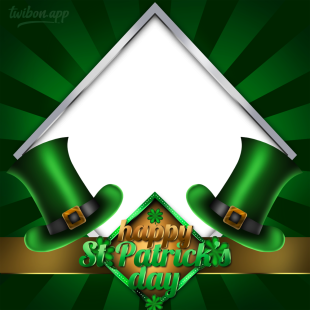 Free st. Patrick's Day Images Frame Template | 2 free st patricks day images frame png