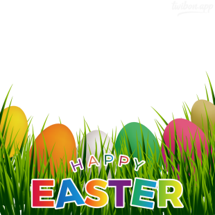 Cute Happy Easter Egg Images Frame | 4 cute happy easter egg images frame png