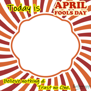 Happy April Fools Day Funny Images Frame | 4 happy april fools day funny images frame png
