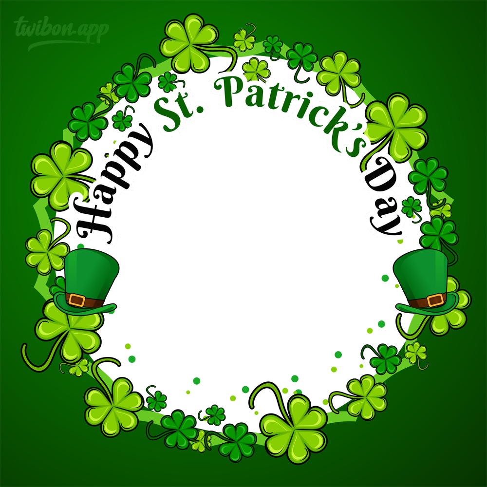 Happy St Patricks Day 2023 Green Circle Profile Picture