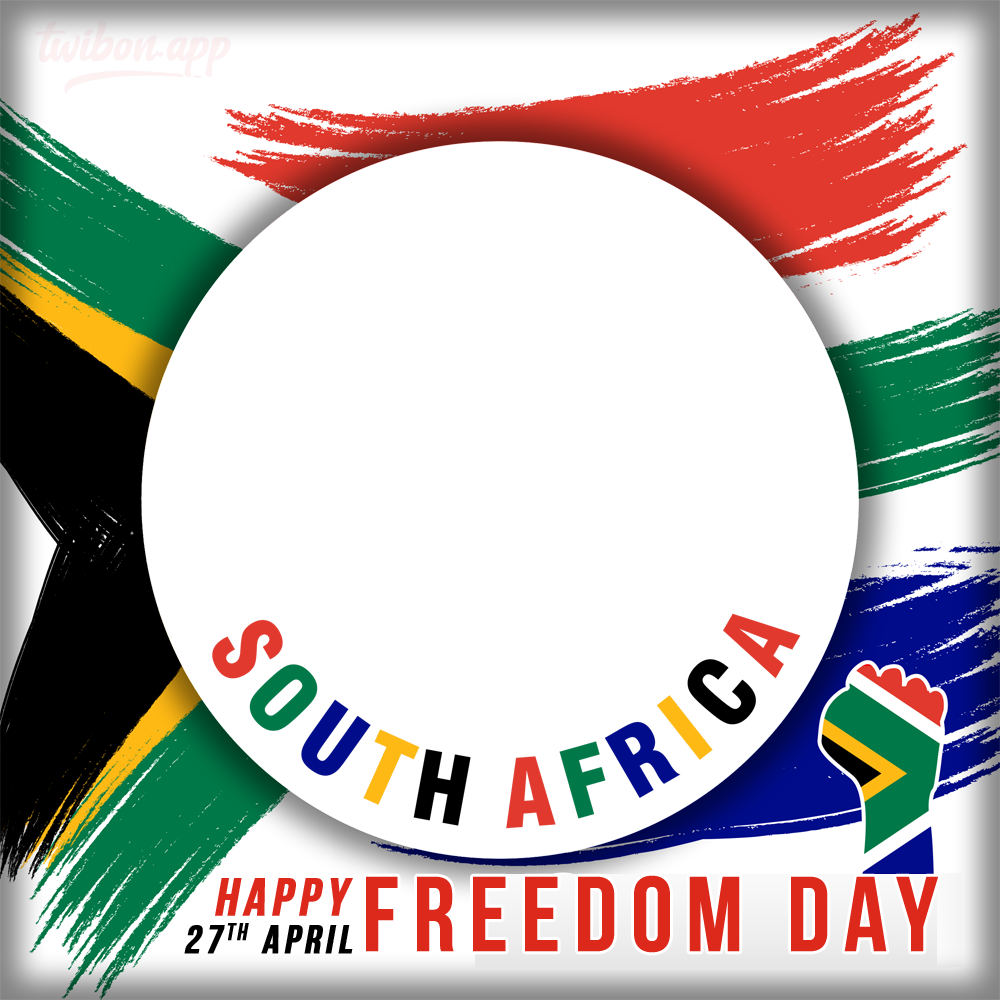 South Africa Freedom Day April 27 Greetings Frame | 1 south africa freedom day april 27 greetings png