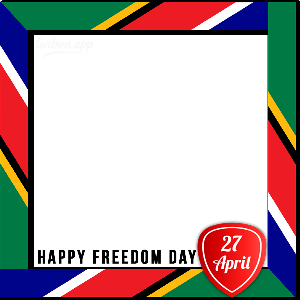 27 April National Freedom Day of South Africa Picture Frame | 3 27 april national freedom day of south africa frame png