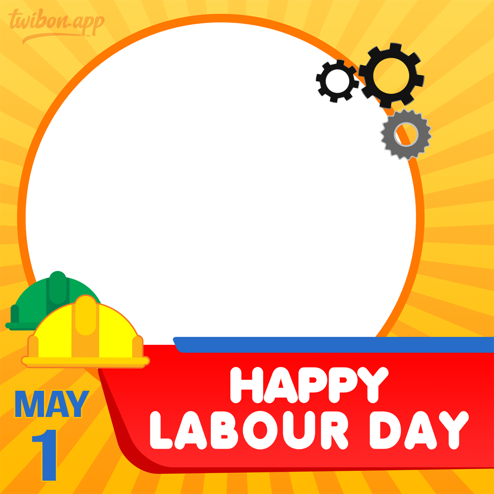 Happy International Labour Day Greetings Frame | 4 happy international labour day greetings frame png