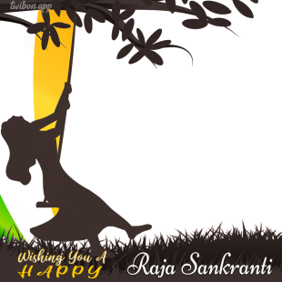 Happy Raja Sankranti Wishes Photo Images Frame | 1 happy raja sankranti wishes photo images png