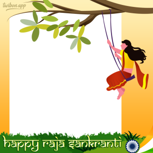 Happy Raja Sankranti Status Photo Frame Download | 2 happy raja sankranti status photo download png