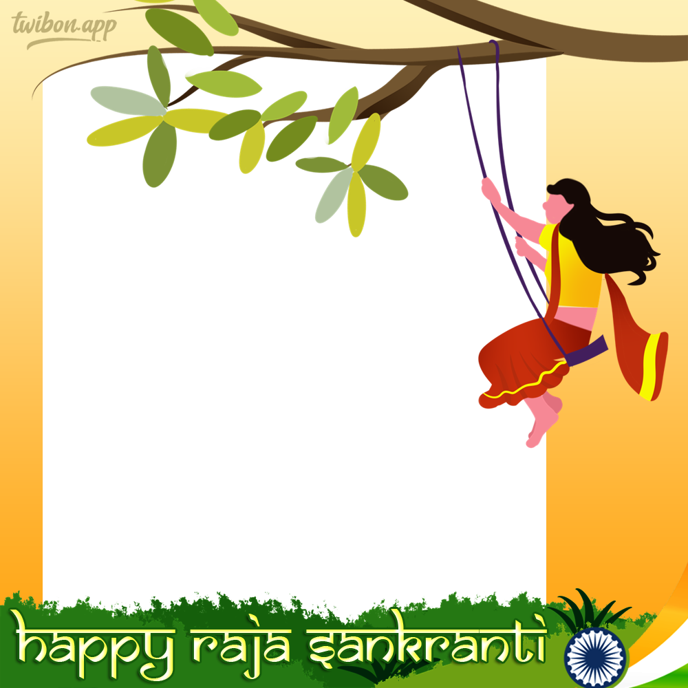 Happy Raja Sankranti Status Photo Frame Download | 2 happy raja sankranti status photo download png