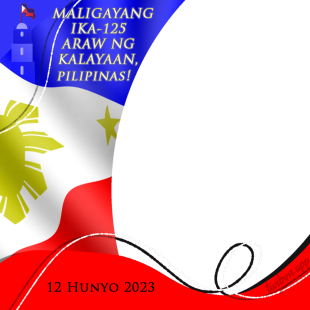 Maligayang Ika-125 Araw ng Kalayaan Pilipinas 12 Hunyo 2023 | 2 maligayang araw ng kalayaan pilipinas png