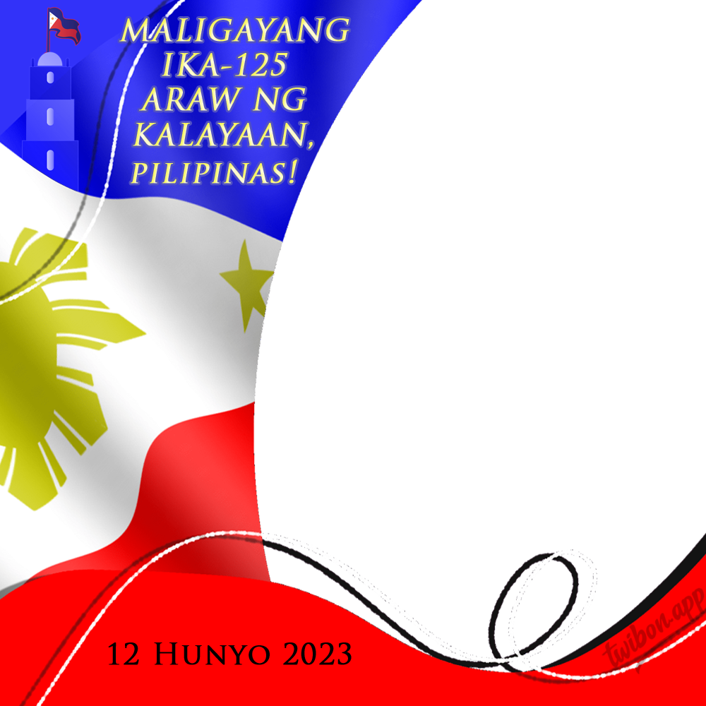 Maligayang Ika-125 Araw ng Kalayaan Pilipinas 12 Hunyo 2023 | 2 maligayang araw ng kalayaan pilipinas png