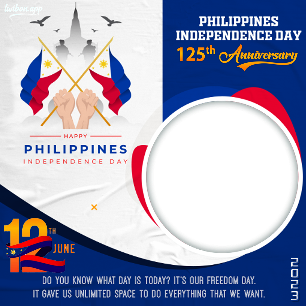 Philippines Independence Day 2023 - 125th Anniversary | 3 philippines independence day 2023 png