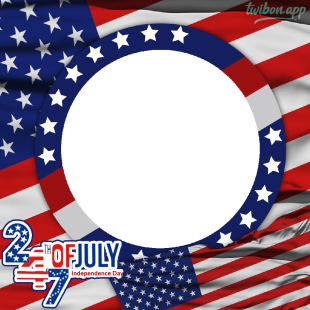 247th American Independence Day 4th of July 2023 | 3 american independence day twibbon png